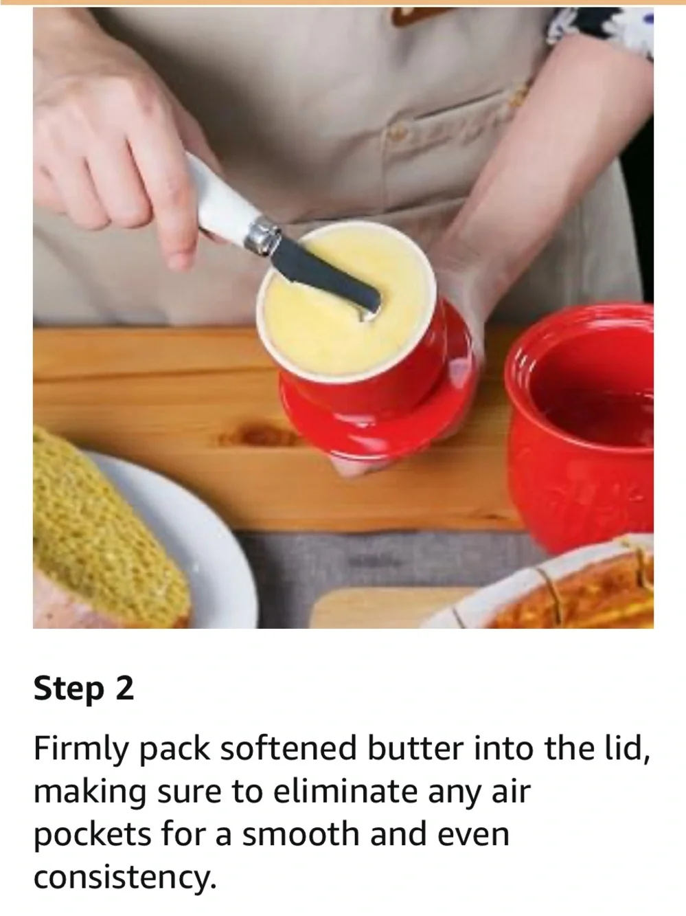 French Butter Crock Style Ceramic • Traditional Water-Seal Butter Keeper